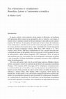 Research paper thumbnail of GERLI M., "Tra «rifrazione» e «traduzioni»: Bourdieu, Latour e l’autonomia scientifica", Sociologia e Ricerca Sociale, 2/2021, pp. 5-26