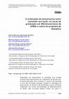 Research paper thumbnail of A ordenação de documentos como conteúdo curricular no curso de graduação em Biblioteconomia da UFMG e relato de proposta de disciplina