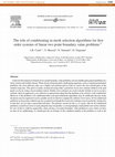 Research paper thumbnail of The role of conditioning in mesh selection algorithms for first order systems of linear two point boundary value problems