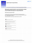 Research paper thumbnail of Absorption spectrometric macronutrients review of soil health during taro crop production