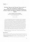 Research paper thumbnail of Synthesis, Spectral and Thermal Characteristics of Some Ten Coordinated Complexes of Dioxouranium(VI) Derived from Semicarbazones as Primary Ligand and Diphenyl Sulfoxide as Secondary Ligand