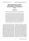 Research paper thumbnail of Maternal Ideology in an MTN® Advertisement: Analysing Socio- Semiotic Reality as a Campaign for Peace