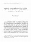 Research paper thumbnail of Los dramas musicales de Giacinto Andrea Cicognini y la circulación del teatro áureo español en la Italia del siglo xvii: el caso de Orontea