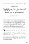 Research paper thumbnail of How Did Arius Learn from Asterius? On the Relationship between the Thalia and the Syntagmation