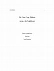 Research paper thumbnail of Syria Studies i The View From Without