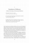 Research paper thumbnail of Boundaries of Difference: Cultural Citizenship and Transnational Blackness