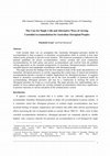 Research paper thumbnail of The Case for Single Cells and Alternative Ways of Viewing Custodial Accommodation for Australian Aboriginal Peoples