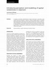 Research paper thumbnail of Introducing Perception and Modelling of Spatial Randomness in Classroom