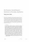 Research paper thumbnail of No Tension. David Hume's Solution to Everyday Aesthetics