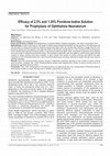 Research paper thumbnail of Efficacy of 2.5% and 1.25% Povidone-Iodine Solution for Prophylaxis of Ophthalmia Neonatorum