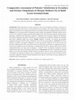 Research paper thumbnail of Comparative Assessment of Patients’ Satisfaction in Secondary and Tertiary Outpatients of Marjan Medical City in Babil Across Sectional Study