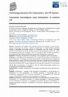 Research paper thumbnail of Technology Solutions for Interpreters: the VIP System Soluciones tecnológicas para intérpretes: el sistema VIP