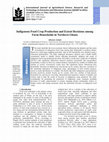 Research paper thumbnail of Indigenous Food Crop Production and Extent Decisions among Farm Households in Northern Ghana