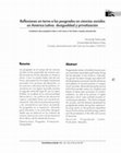 Research paper thumbnail of Reflexiones en torno a los posgrados en ciencias sociales en América Latina: desigualdad y privatización