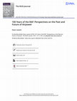 Research paper thumbnail of 100 Years of the RAF: Perspectives on the Past and Future of Airpower