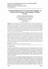 Research paper thumbnail of Gendering Political Power in Central African Republic: An Analysis of the Emergence and Challenges of ‘Mother Courage’