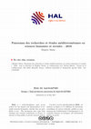 Research paper thumbnail of Panorama des recherches et études méditerranéennes en sciences humaines et sociales – 2016