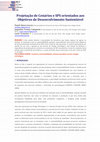 Research paper thumbnail of Projetação de Cenários e SPS orientados aos Objetivos de Desenvolvimento Sustentável