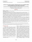 Research paper thumbnail of Clinical Outcome of Patients Admitted with Acute Anterior Versus Acute Inferior Wall Myocardial Infarction