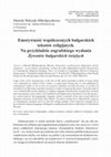 Research paper thumbnail of Emotywność współczesnych bułgarskich tekstów religijnych. Na przykładzie zografskiego wydania Żywotów bułgarskich świętych