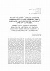 Research paper thumbnail of Tierra Santa, tierras perdidas, Realpolitik . La visión del Imperio Bizantino sobre Siria y Palestina a finales del siglo X y el siglo XI