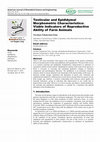 Research paper thumbnail of Testicular and Epididymal Morphometric Characteristics : Viable Indicators of Reproductive Ability of Farm Animals