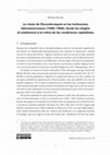 Research paper thumbnail of La visión de Checoslovaquia en los testimonios latinoamericanos (1948–1968): Desde los elogios al estalinismo a la crítica de las condiciones capitalistas