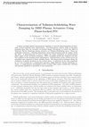 Research paper thumbnail of Characterization of Tollmien–Schlichting wave damping by DBD plasma actuators using phase-locked PIV