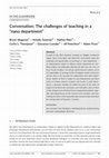 Research paper thumbnail of Conversation: The challenges of teaching in a “nano department”