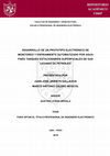 Research paper thumbnail of Desarrollo de un prototipo electrónico de monitoreo y enfriamiento automatizado por agua para tanques estacionarios superficiales de gas licuado de petróleo