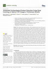 Research paper thumbnail of Automated Archaeological Feature Detection Using Deep Learning on Optical UAV Imagery: Preliminary Results