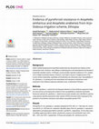 Research paper thumbnail of Evidence of pyrethroid resistance in Anopheles amharicus and Anopheles arabiensis from Arjo-Didessa irrigation scheme, Ethiopia