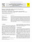 Research paper thumbnail of Response of doped alkali iodides measured with gamma-ray absorption and Compton electrons