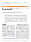 Research paper thumbnail of New method for predicting n-tetradecane/bitumen mixture density: correlation development