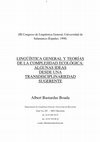 Research paper thumbnail of Lingüística general y teorías de la complejidad ecológica: algunas ideas desde una transdisciplinariedad sugerente