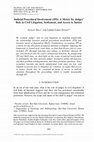 Research paper thumbnail of Judicial Procedural Involvement (JPI): A Metric for Judges' Role in Civil Litigation, Settlement, and Access to Justice