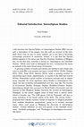 Research paper thumbnail of Editorial Introduction: Interreligious Studies