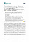 Research paper thumbnail of Phytostabilization of Pb-Zn Mine Tailings with Amorpha fruticosa Aided by Organic Amendments and Triple Superphosphate