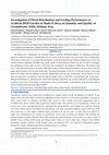 Research paper thumbnail of Investigation of Flood Distribution and Feeding Performance of Artificial RED Garden in Shahr-E-Reza on Quantity and Quality of Groundwater Table, Isfahan, Iran