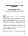 Research paper thumbnail of Coping after infertility: Challenge for Primary Infertile Women