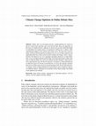 Research paper thumbnail of Climate change opinions in online debate sites