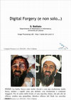 Research paper thumbnail of Digital Forgery (e non solo