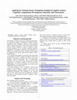 Research paper thumbnail of Applying for National Science Foundation Funding in Cognitive Science: Cognition, Computation, Development, Education, and Neuroscience