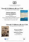 Research paper thumbnail of Giovedì 10 febbraio alle ore 17.30