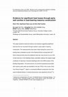 Research paper thumbnail of Evidence for heat losses via party wall cavities in masonry construction