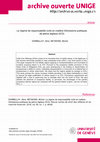 Research paper thumbnail of Le régime de responsabilité civile en matière d’émissions publiques de jetons digitaux (ICO)