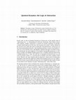 Research paper thumbnail of Quotient Dynamics: the Logic of Abstraction