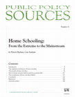 Research paper thumbnail of Home Schooling: From the Extreme to the Mainstream