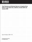 Research paper thumbnail of Total selenium and selenium species in irrigation drain inflows to the Salton Sea, California, October 2008 and January 2009