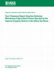 Research paper thumbnail of Year 3 Summary Report: Baseline Selenium Monitoring of Agricultural Drains Operated by the Imperial Irrigation District in the Salton Sea Basin